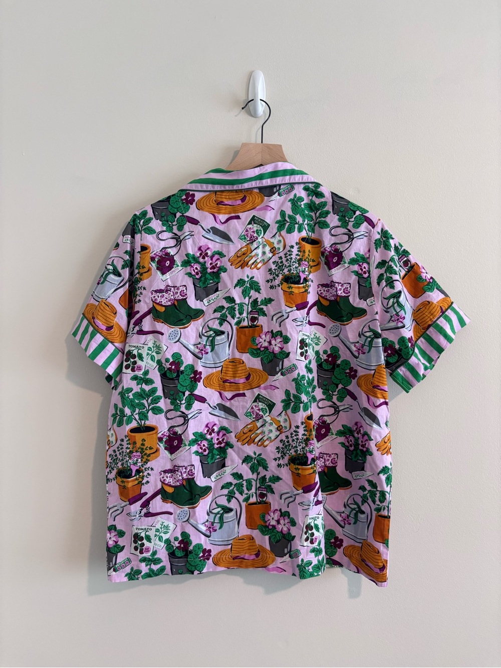 NWT Printfresh Green Thumb Short Sleeve Pajama Set - Picture 4 of 7